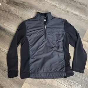 Kate Lord Golf Windbreaker Fleece Black Quarter Zip Jacket S  Everyday Athletic